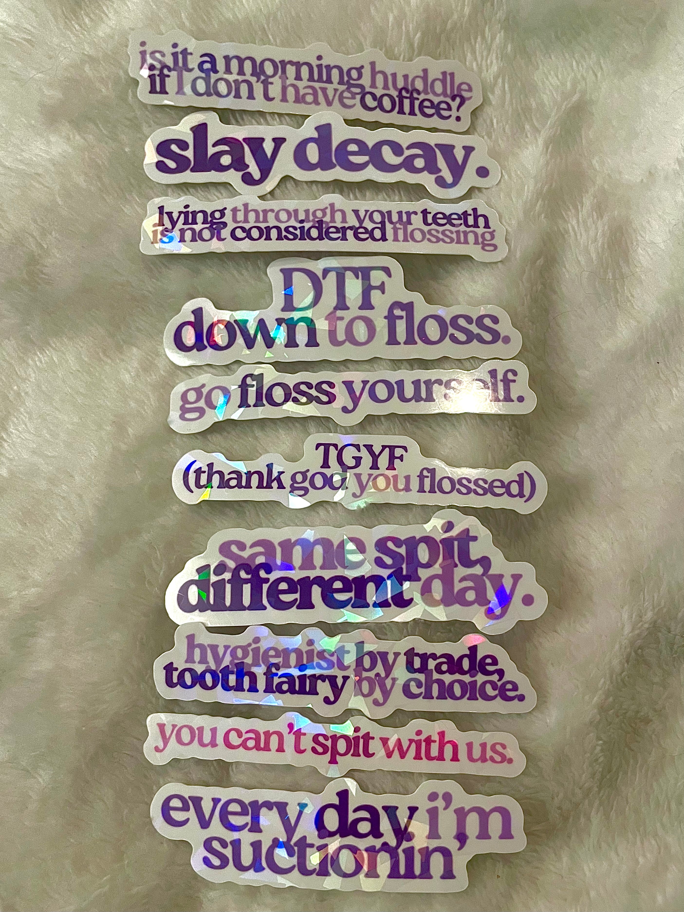 Dental Sticker 10-pack