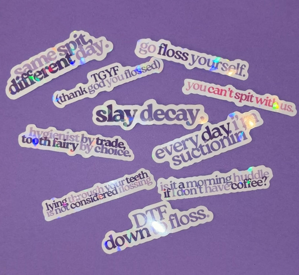 Dental Sticker 10-pack